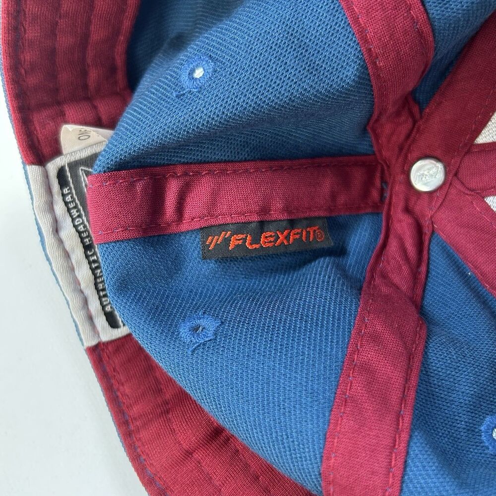 Colorado Avalanche Reebok Hockey Cap Center Ice Collection Blue Burgundy OSFA - Picture 9 of 10